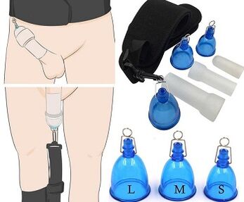 l'effetto dell'utilizzo di una pompa per ingrandire il pene